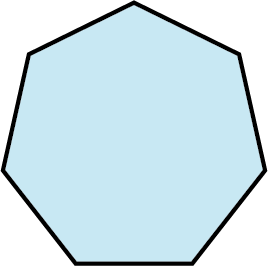A heptagon.